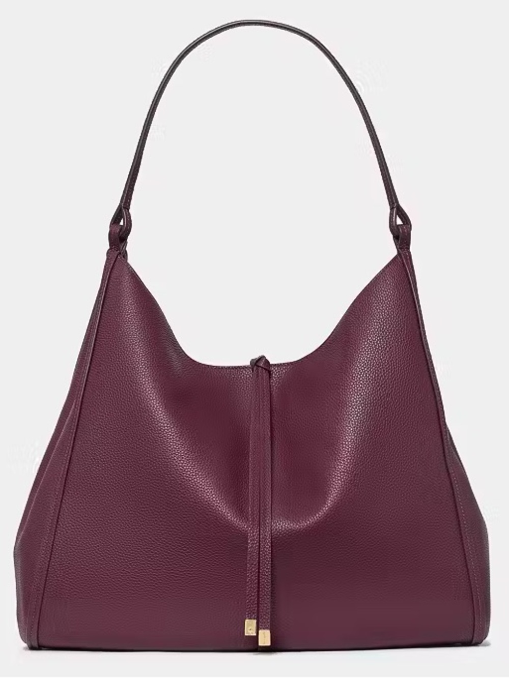 ♠️Kate Spade New York Reese Pebbled Leather Large Shoulder Bag, Deep Cherry NWT